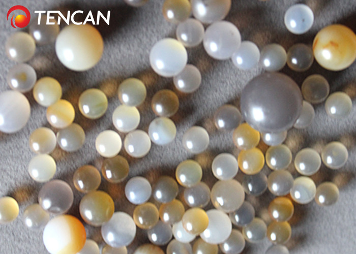Natural Agate Ball Mill Media Mill Balls , High Hardness Ball Mill Grinding Media