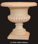 Customized Sandstone Garden Pots For Landscape Design