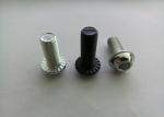 Black Oxide Internal Hex Head Screw , Button Head Bolt 10mm-70mm Length
