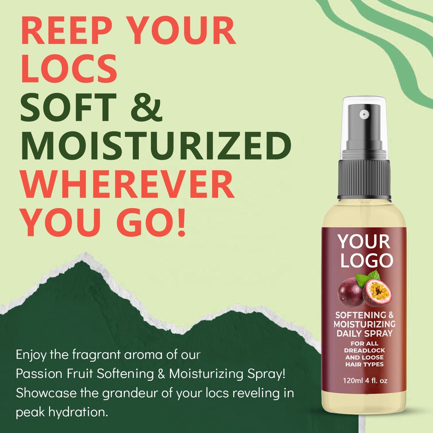 Smoothing Spray Anti-frizz Moisturizing Braid Hair Spray For Braids Locks Twists Loc And Braid Sheen 4c Hair Wig Spray