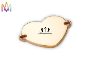 Quality SS304 Engraved Heart Charm wholesale