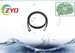 Double Buckle Kitchen Pull Out Faucet Flexible Shower Hose Handheld Metal Chrome