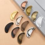 Metal Kitchen Drawer Cabinet Door Handle Shellantique Brass Door Cabinet Knobs