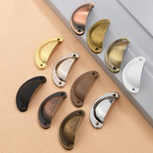 Quality Metal Kitchen Drawer Cabinet Door Handle Shellantique Brass Door Cabinet Knobs RCW-26986 wholesale