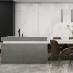 Modern Sintered Stone Tile For Bathroom Fixtures Sleek Minimalist Serene