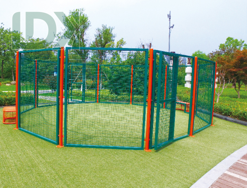 Soft Fence Soccer Cage Steel Street Football Field With Composite Board