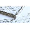 Buy cheap 304 / 316 Stainless Steel Rope Mesh Easy Installation For Staircase Protection from wholesalers