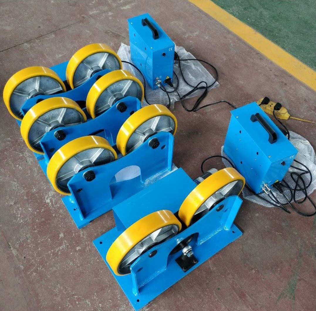 Self Adjustable Welding Rotators Self Tuned Roller Rack For Pipe 4000 Mm 60m/H