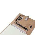 Customized Multifunctional Business Hardcover Smart Powerbank Pu Loose Leaf