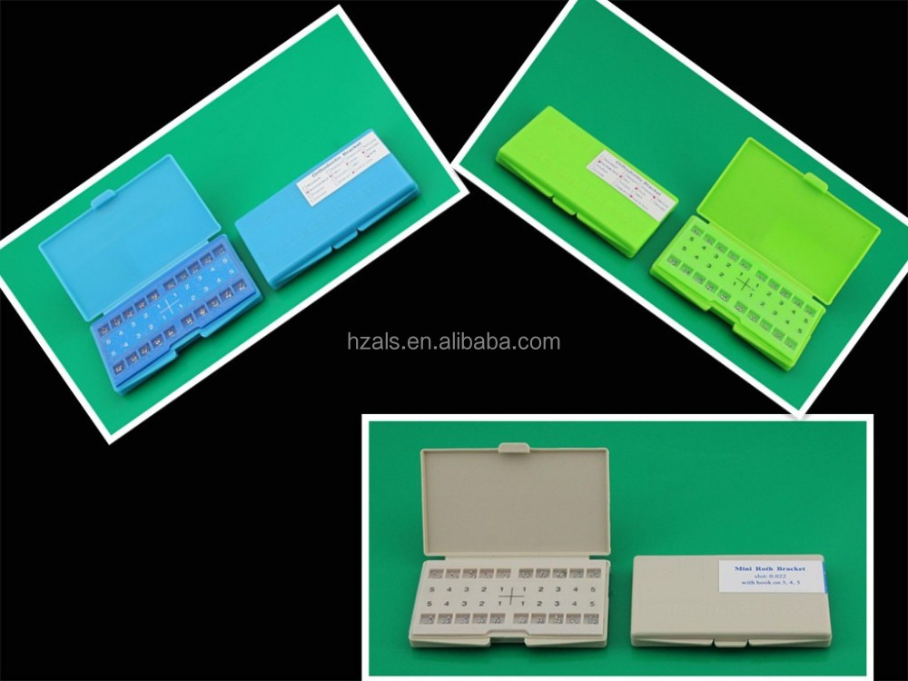 Bulk Orthodontic Bracket Braces Metal Mesh Base Mini Braces MBT 022 345