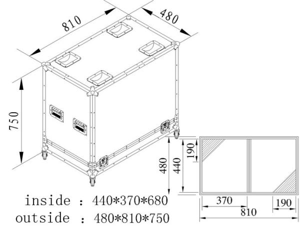 Customized Tool Cases / Aluminum Storage Cases For Speakers