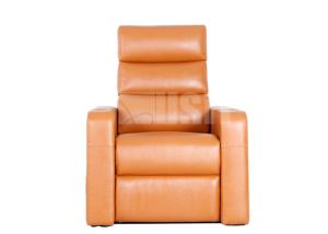 Quality High Density Foam Theater Recliner Sofa PU Leather Furniture With Footpath Lights wholesale