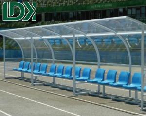 Quality 2m Football Subs Soccer Pitch Bench Dugout For Rotation Player Rest Backup Seat wholesale