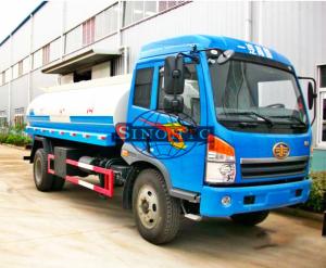 Quality Brand New Water Tanker Truck 8000 -12000L Volume J5K / Sailong Cabin wholesale