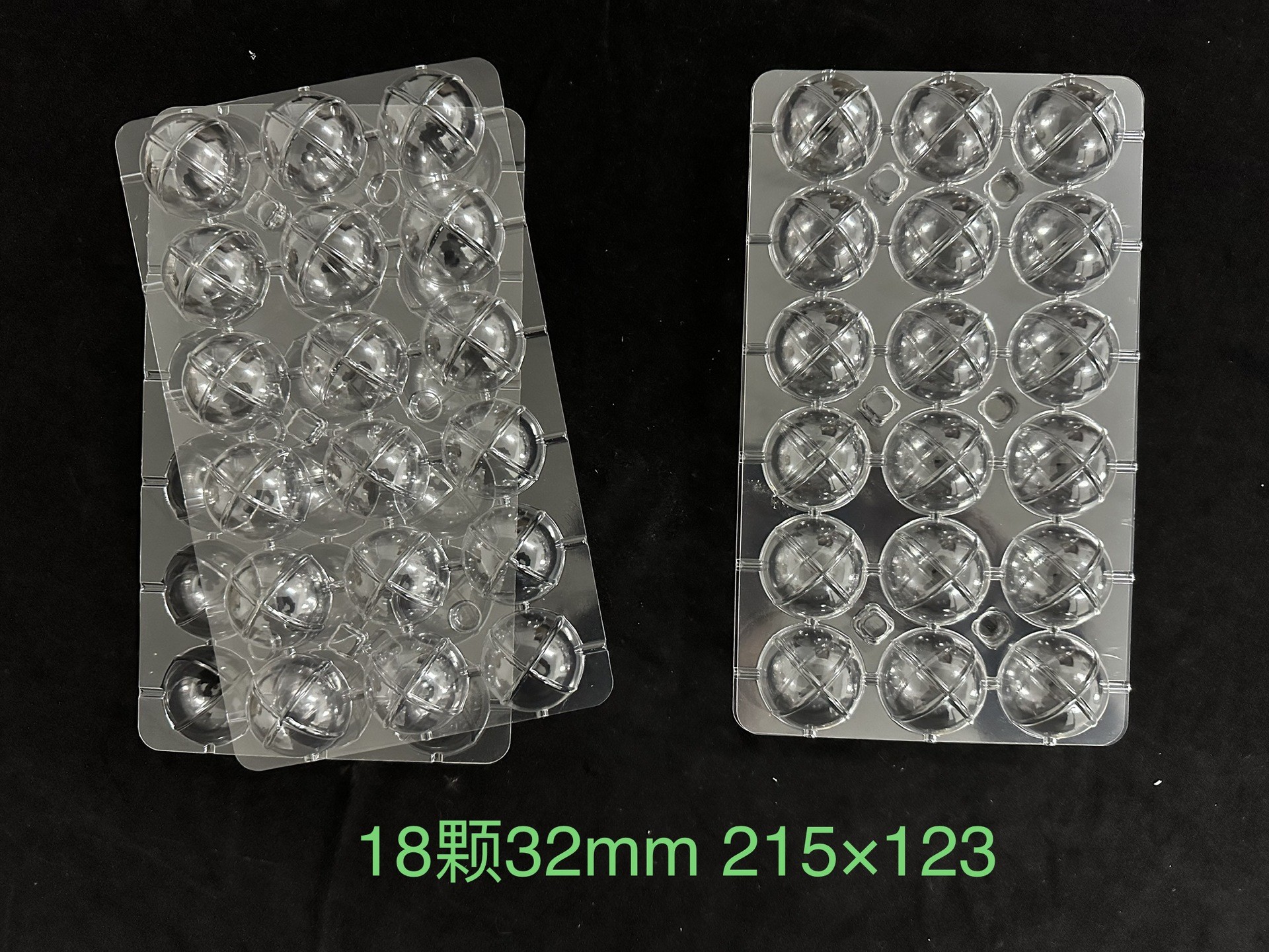 Custom Blister Transparent 54 Cavity Pet Berry Fruit Clamshell Box Disposable Yangmei Fruit Clear Plastic Container Packing Box