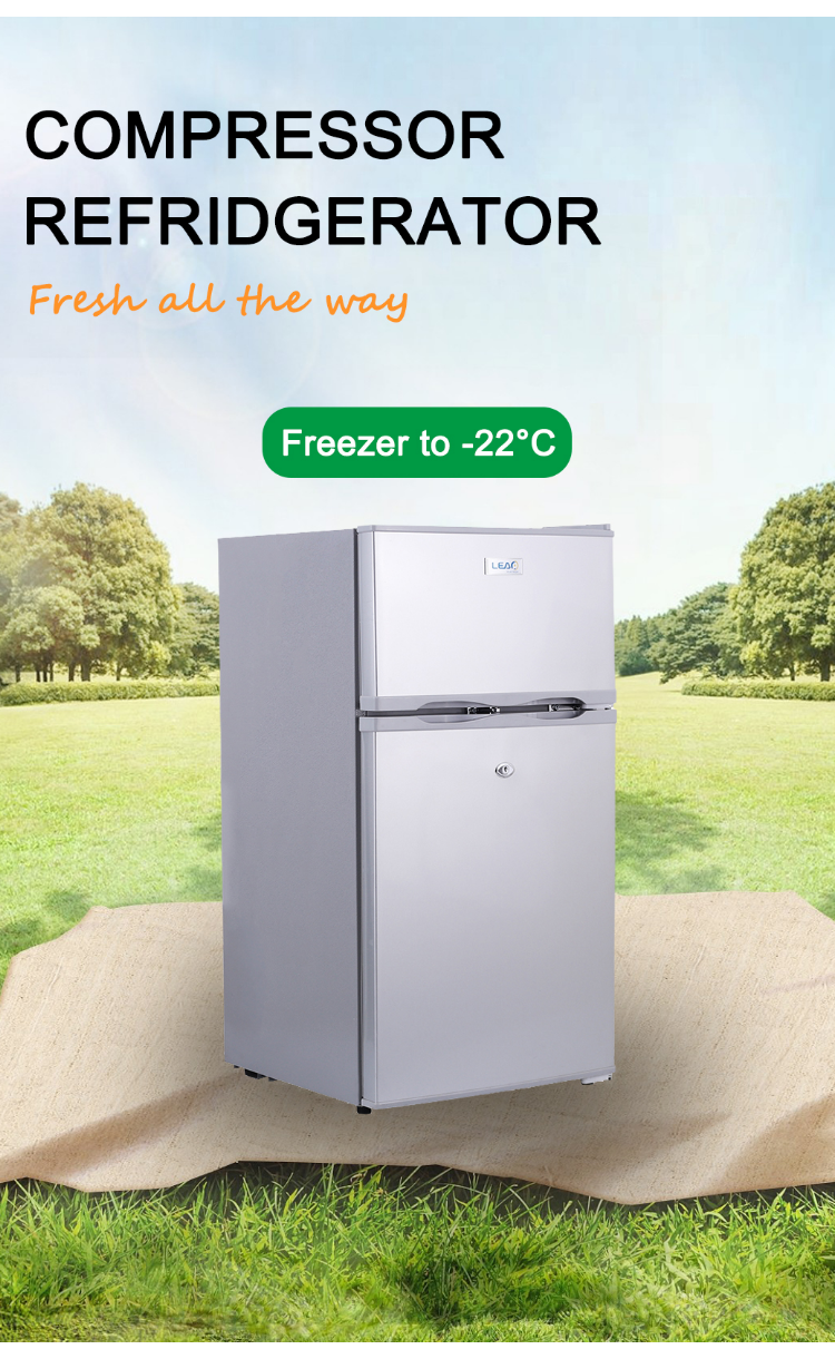 88L Portable Car Fridge Compressor 12V Travel Freezer -20 10 C Camping Refrigerator