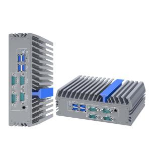 Quality Small Mini PC J6412 Quad Core 6 USB 4 COM 2 Lan Nano Computer wholesale