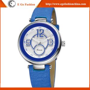 Quality KM28 Blue Orange Pink Lady Watch PU Leather Original KIMIO Woman Watches Gift Wristwatch wholesale