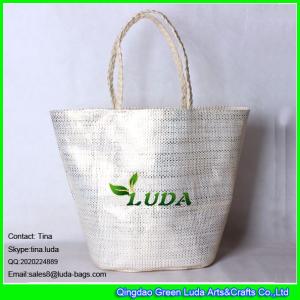 Quality LUDA metallic silver shoudler bag paper straw handbag beach tote bags wholesale