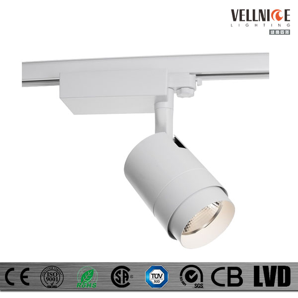 Horizontal Rotation 350 Mounting LED Track Spotlights With 3 Circuit Track COB