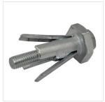 M16 Carbon steel Zinc plated Hot dip Galanised Expansion threading Machine