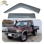 Dark Smoke Window Vent Shades Single Cab For Toyota Land Cruiser Fj70 Fj79