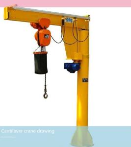 Quality BZ 2T cantilever crane, cantilever crane for lifting materials, rotary crane and fixed column crane wholesale
