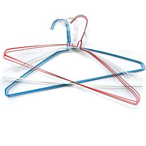 Quality Powder Coated Galvanized 16 Inch Heavy Duty Vinyl Coated Hangers wholesale