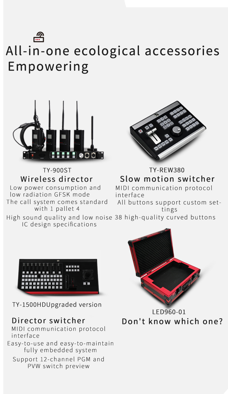 TYST Live Streaming Broadcast All-in-one Machine Portable 4K Version with VMIX Software
