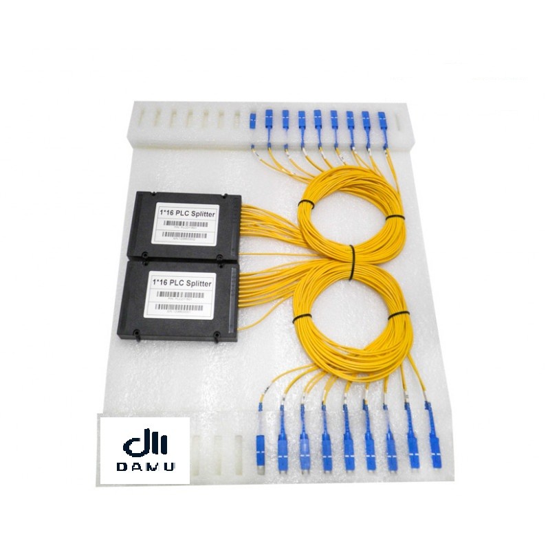 SC UPC APC CONNECTOR ABS Box Type Fiber PLC Splitter PASSIVE 16 Way