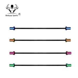 Quality Junior 5 Lb Barbell Alumium Material Customized Logo 1200mm Size wholesale