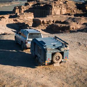 Quality Adventurer NJSTAR Rv 16ft 450W 600W Solar Powered Off Grid Camper wholesale