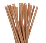Washable Reusable Kraft Paper Straws Smooth Cutting Thick Paper Straws