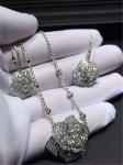 Piaget full diamonds rose earring 18kt gold with white gold or yellow gold or
