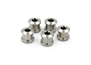 Quality Ti Crankset Chainring Nuts &amp; Bolts Hardware , Titanium Bike Accessories wholesale