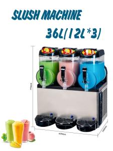 Quality 36l Commercial Slush Machine Smoothie Stainless Steel Coffee Granita Machine wholesale