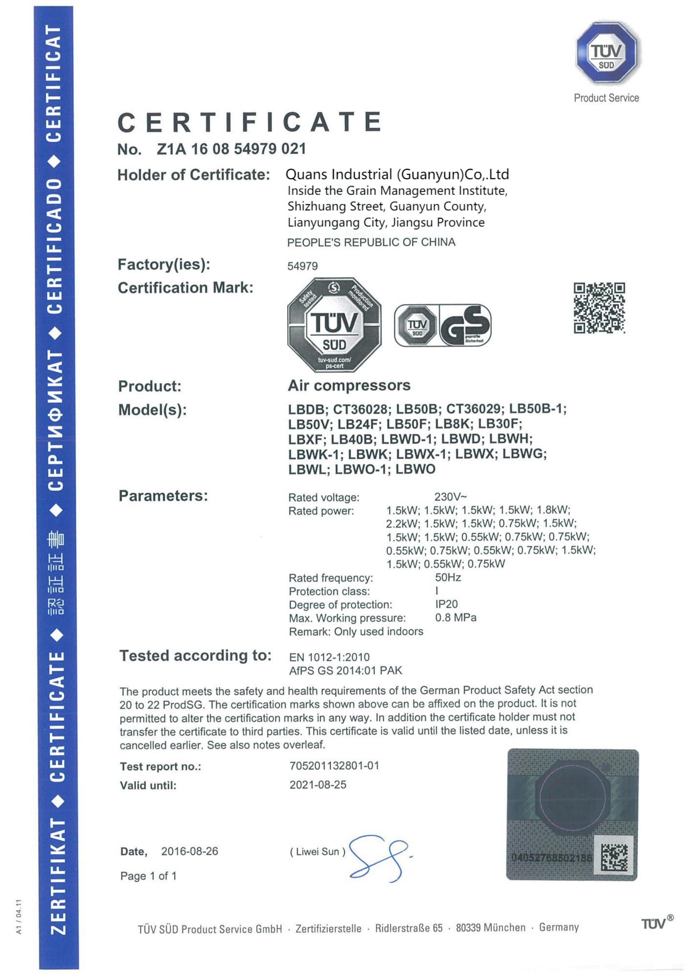 Atlas 1614874799 Oil Filter For Maintenance And Repair Of Other Screw Air Compressors