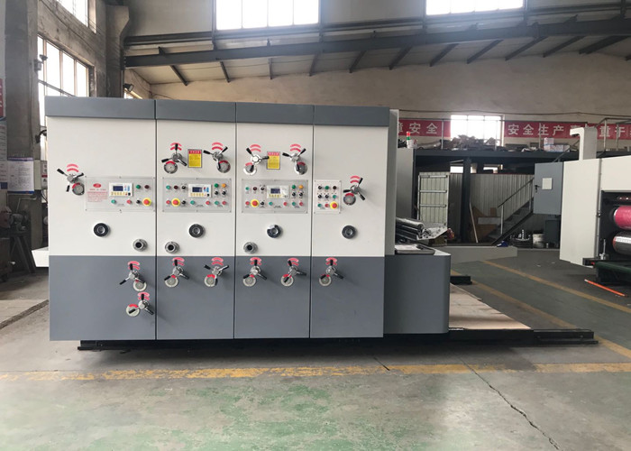 Electric Printing 405mm Rotary Die Cutting Machine Attached Slotter Function
