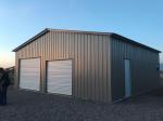 Industrial Prefab Steel Structure Building Metal Garage Shed Weather Resistant