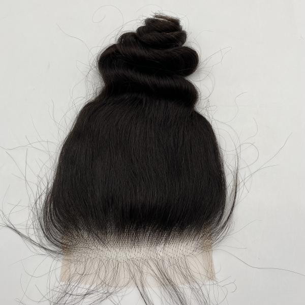 Loose wave 5x5 Customized 10A Natural Hairline Super Thin HD Lace Frontal 100%