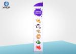 Eco - Friendly Cardboard Display Shelves , 3 Shelves Corrugated POP Floor