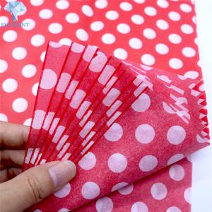 Quality 17gsm White Tissue Paper 20x30 Frosted Flower Wrapping Paper wholesale