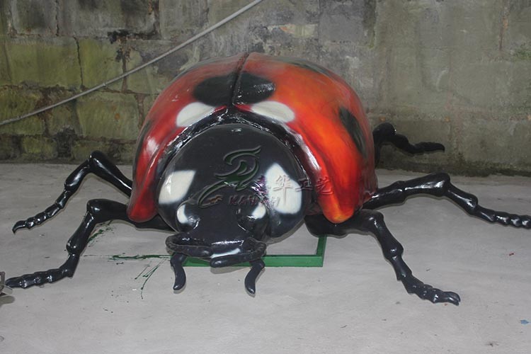 Supermarket Decoration Animatronic Simulation Ladybird Customization Acceptable