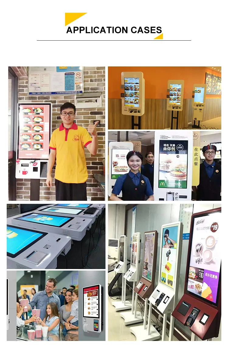32 Inch Manufacturer Wall Mount Pos System Pay Self Service Payment Self Service Order Kiosk