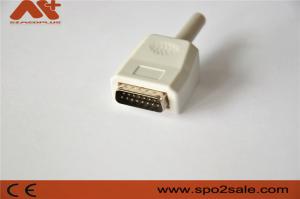 Quality EKG connector compatible Nihon Kohden 10-lead EKG cable with White color wholesale