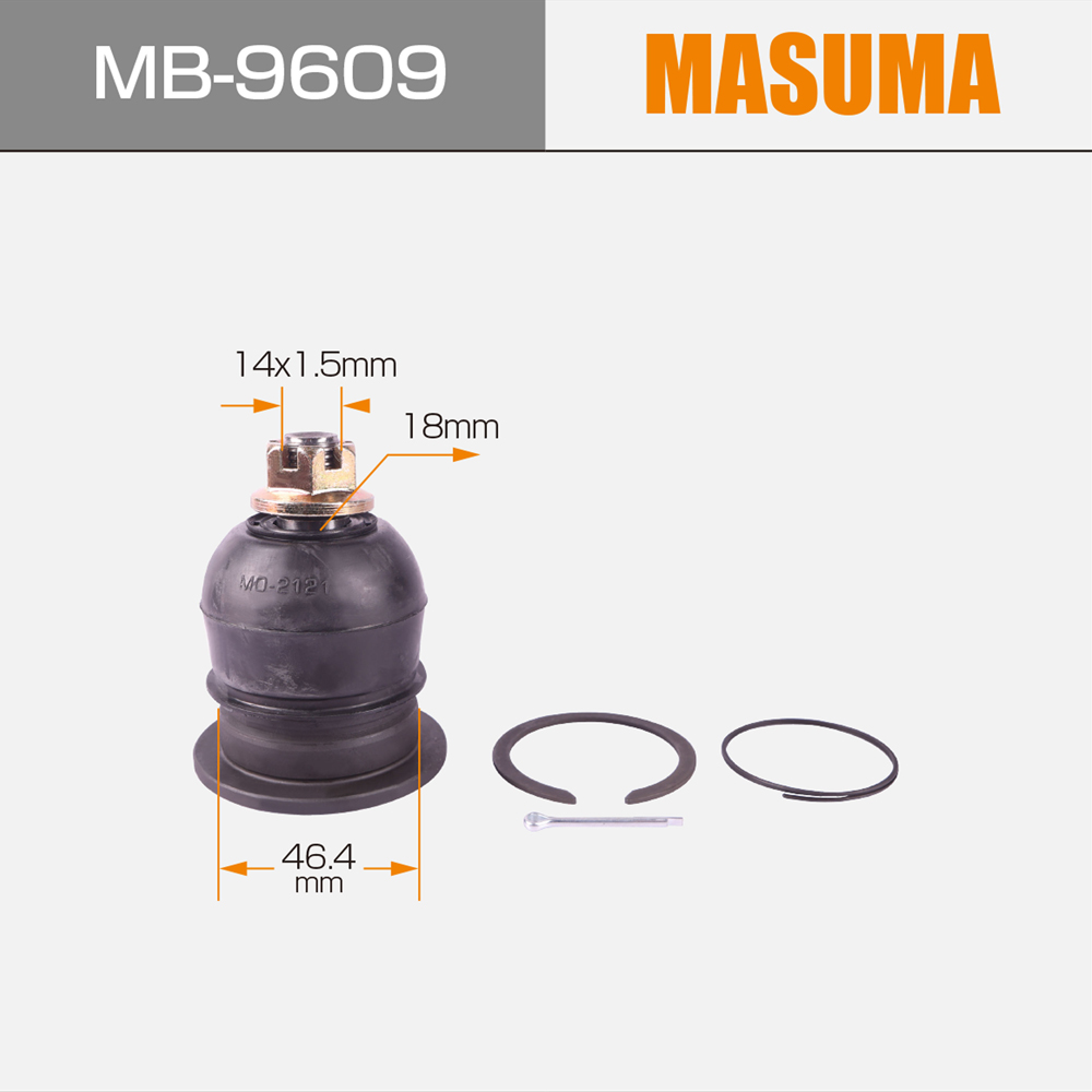 2006- Year MB-9609 MASUMA Auto Suspension Systems Assembly Ball Joint for MITSUBISHI L200
