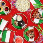 Italianate Paper Disposable Compostable Party Supplies Cups Plates