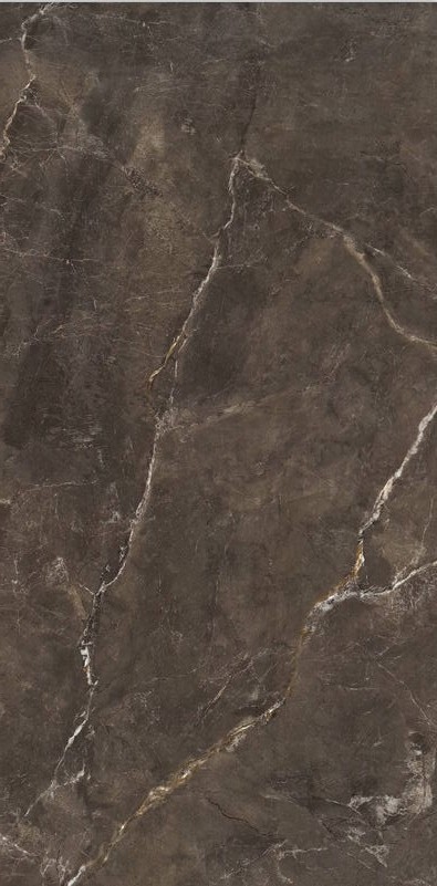 Marble Bathroom Brown Ceramic Kitchen Floor Tile / Thin Polished 90*180cm Glazed Porcelain Floor Tile
