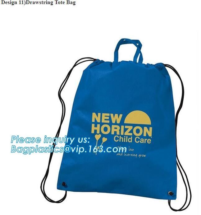 Recycled Foldable Nylon Polyester Tote Bag with logos polyester shopping bag Custom advertising handle non woven bag PAC