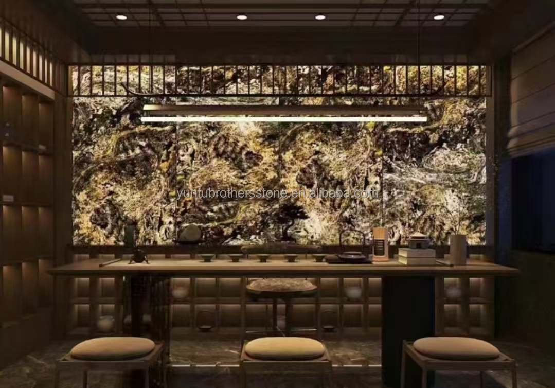 Natural Stone Skinrock Veneer for Flexible Modern Interior Wall Panel Decoration